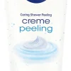 NIVEA 200ml Creme Peeling Shower & Scrub -kuoriva suihkugeeli