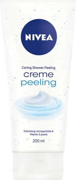 NIVEA 200ml Creme Peeling Shower & Scrub -kuoriva suihkugeeli