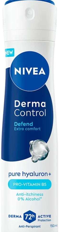 NIVEA 150ml Derma Control Defend Deo Spray -antiperspirantti