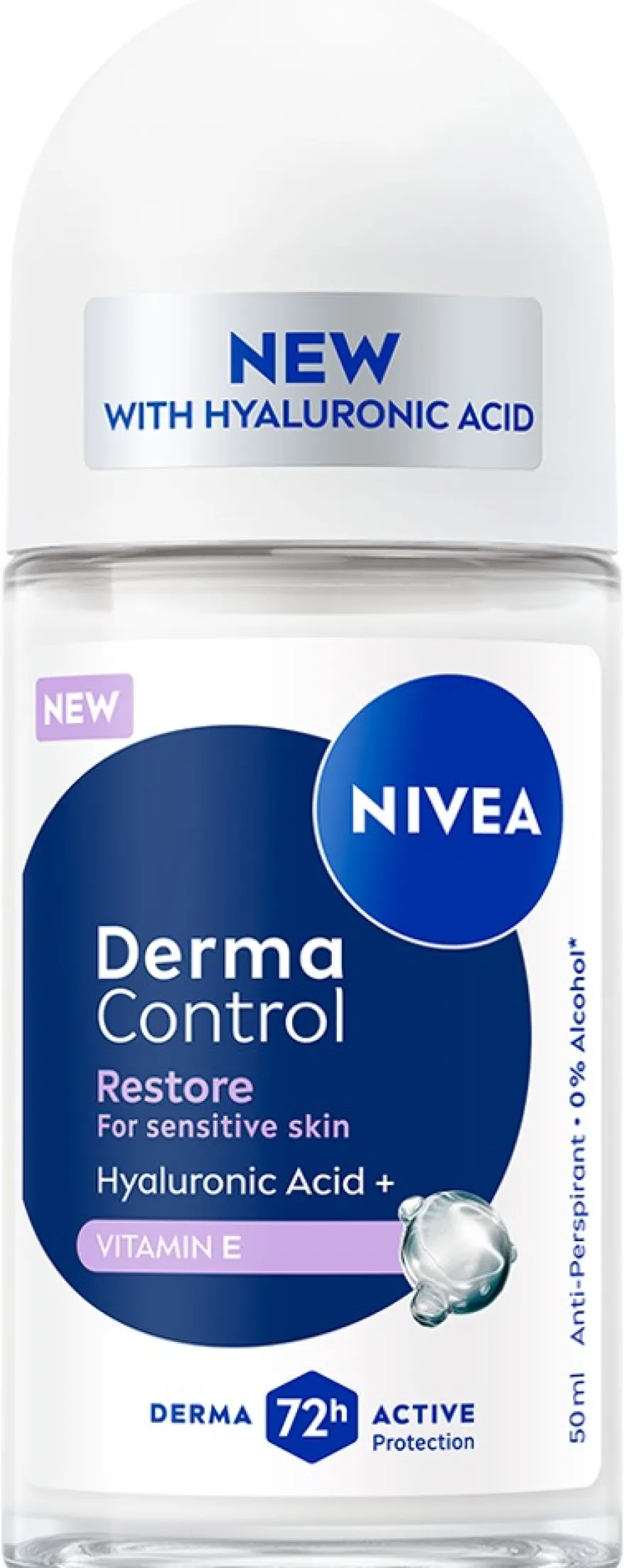 NIVEA 50ml Derma Control Restore Deo Roll-on -antiperspirantti
