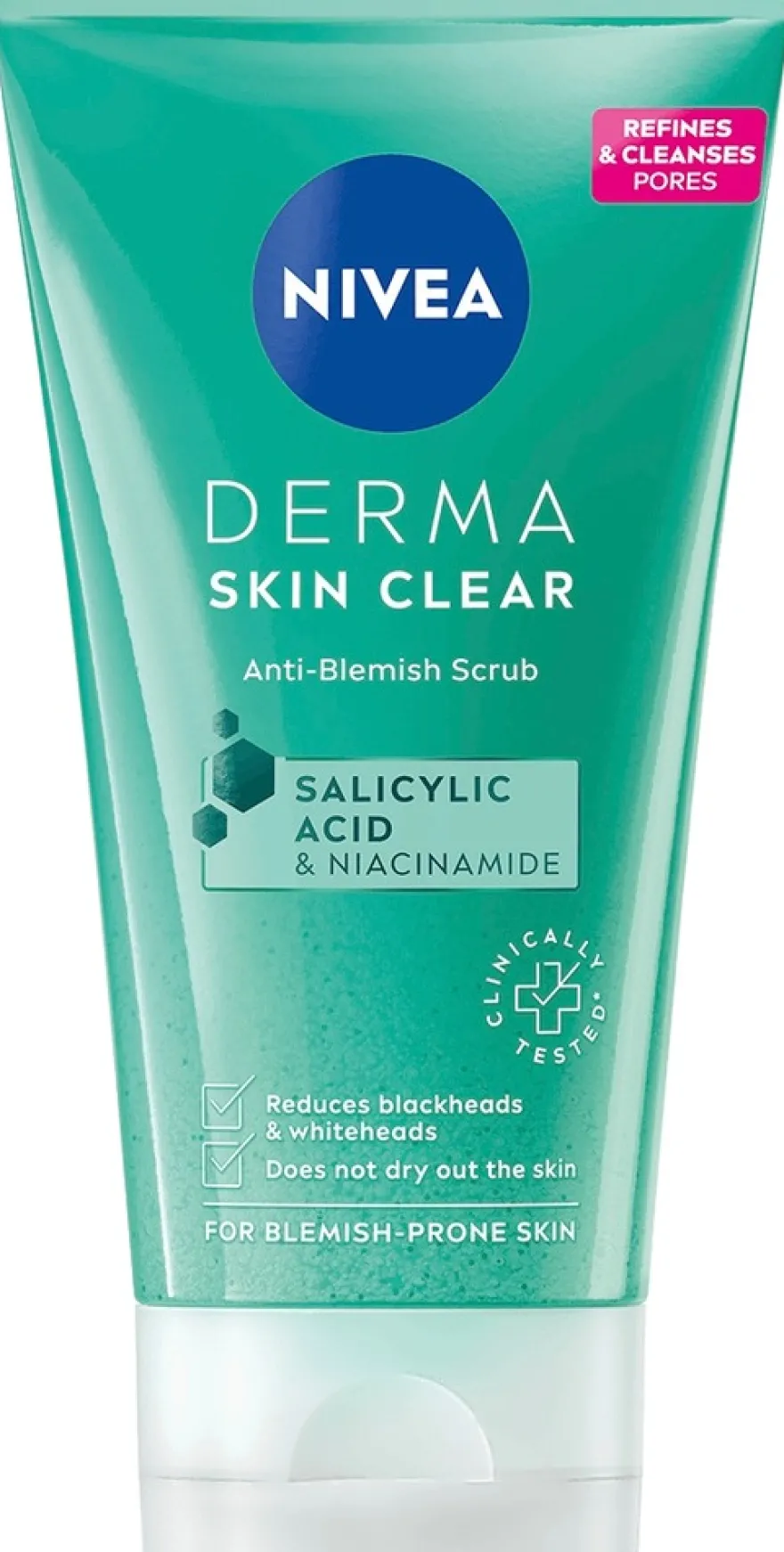 NIVEA 150ml Derma Skin Clear Anti-Blemish Scrub -kuorintavoide
