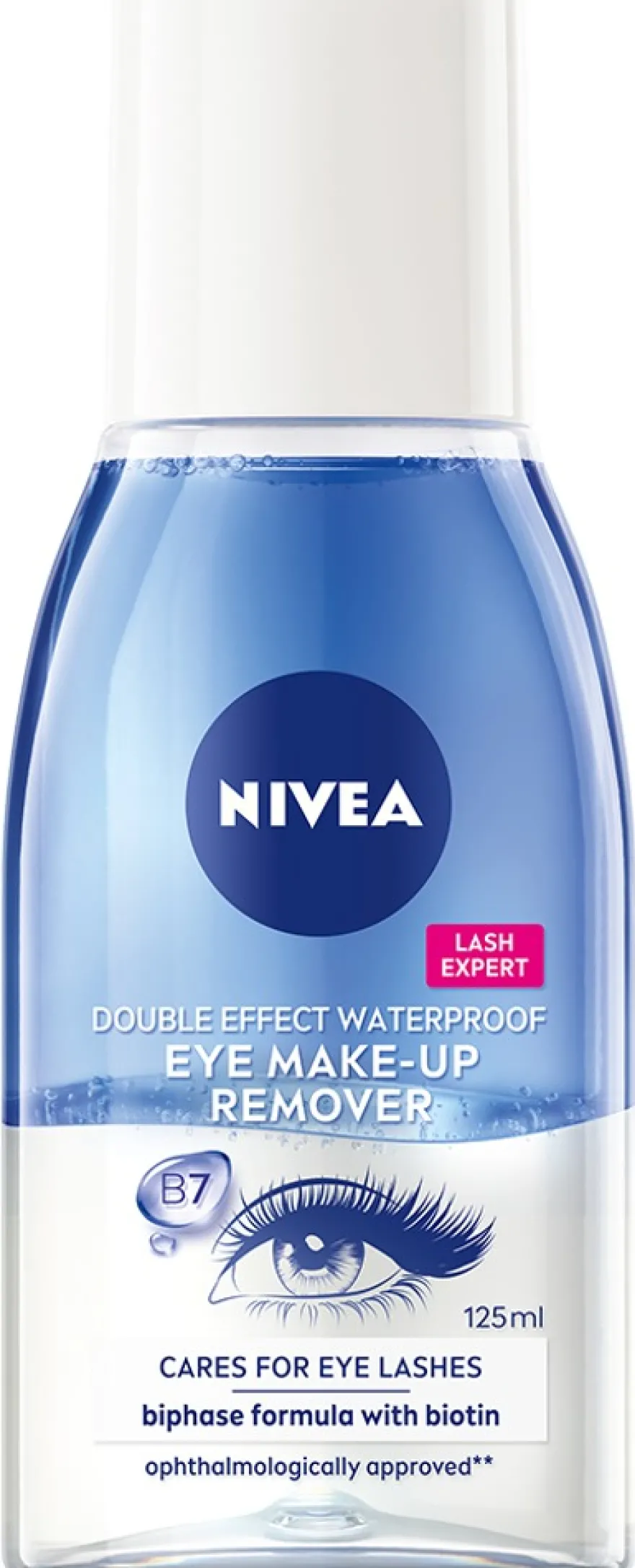 NIVEA 125ml Double Effect Eye Make-up Remover -silmämeikinpoistoaine