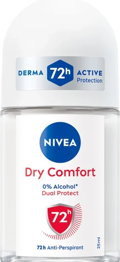 NIVEA 25ml Dry Comfort Deo Roll-on -antiperspirantti