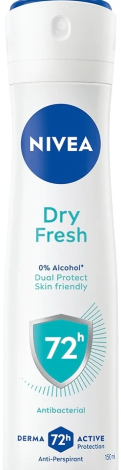 NIVEA 150ml Dry Fresh Deo Spray -antiperspirantti