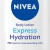 NIVEA 250ml Express Hydration Body Lotion -vartaloemulsio
