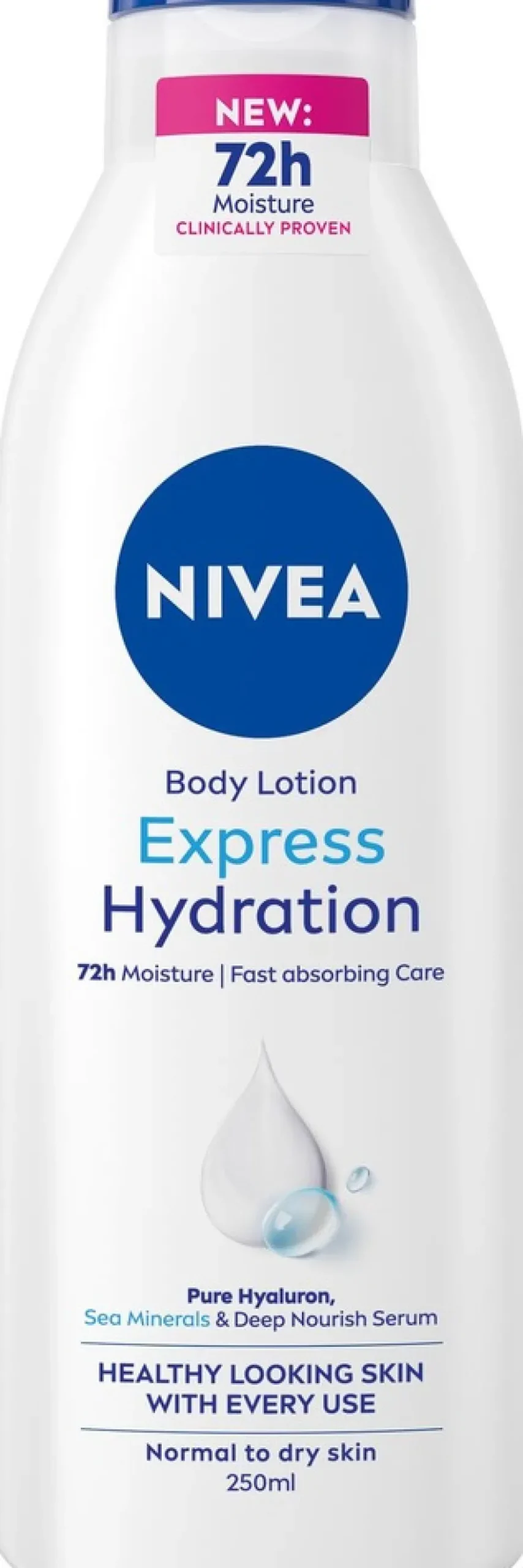 NIVEA 250ml Express Hydration Body Lotion -vartaloemulsio