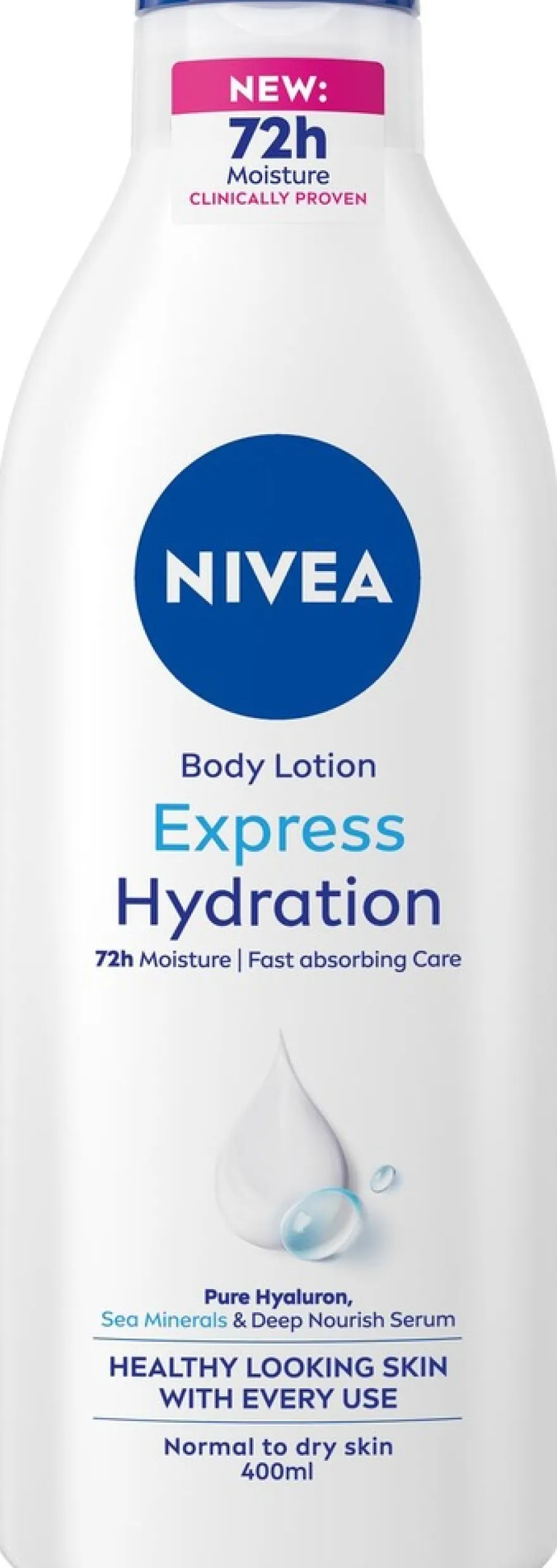 NIVEA 400ml Express Hydration Body Lotion -vartaloemulsio