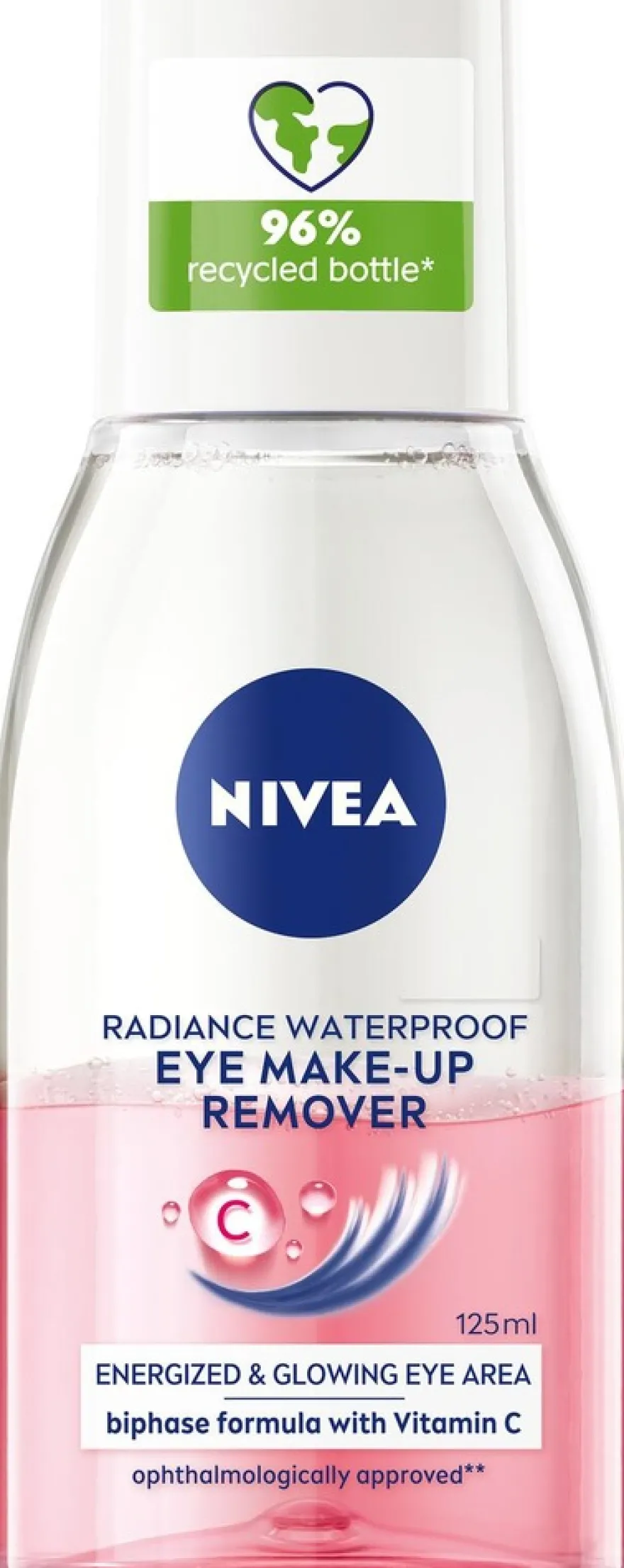 NIVEA 125ml Glow Eye Make-Up Remover -silmämeikinpoistosaine