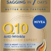 NIVEA 50ml Q10 Anti-Wrinkle Collagen Expert Day & Night Facial Butter -kasvovoi