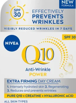 NIVEA 50ml Q10 Anti-Wrinkle Power Extra Firming Day Cream SPF30 -päivävoide