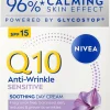 NIVEA 50ml Q10 Anti-Wrinkle Sensitive Soothing Day Cream SK15 -päivävoide