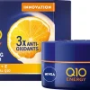 NIVEA 50 ml Q10 Energy Recharging Night Cream -yövoide