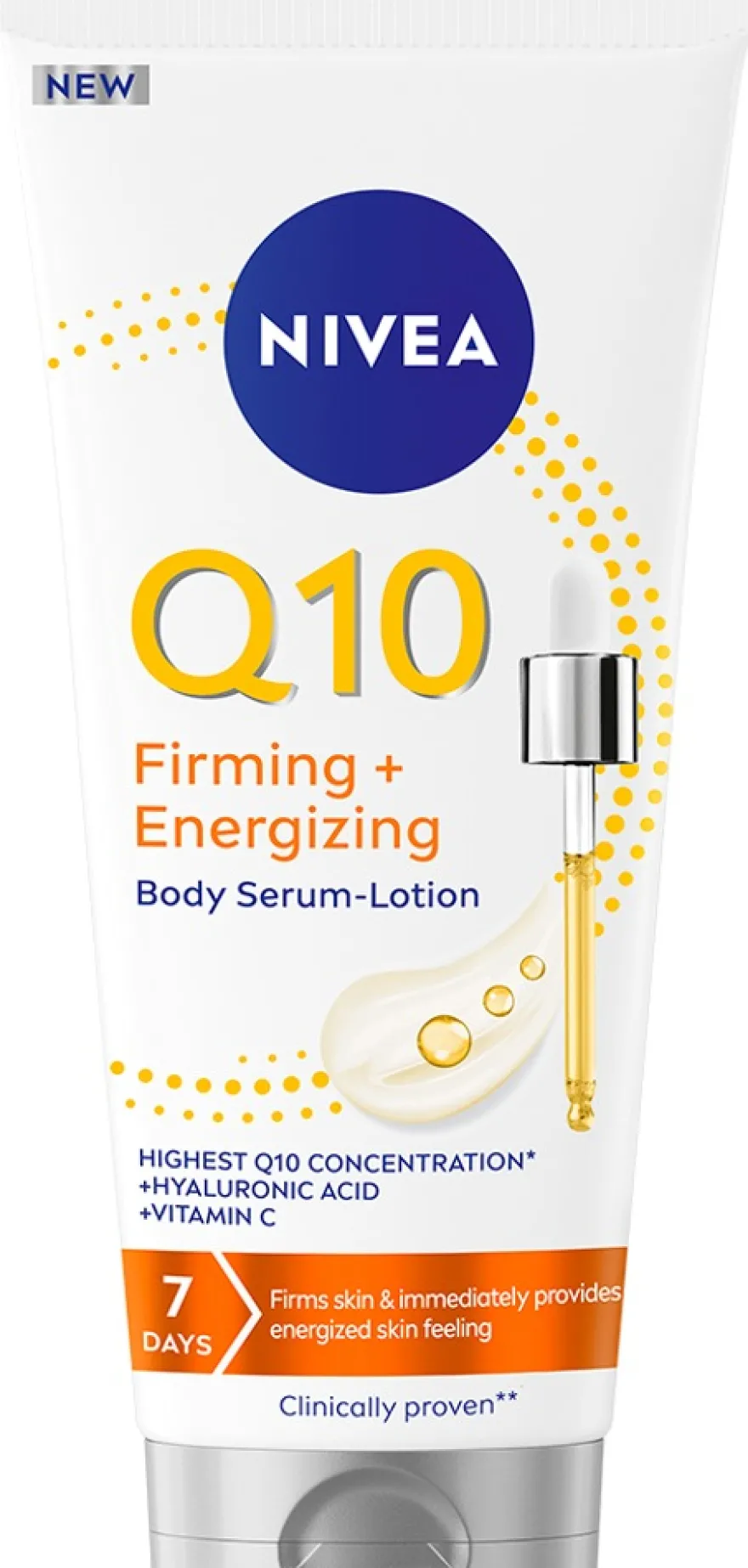 NIVEA 200ml Q10 Firming + Energizing Serum Lotion -seerumivartalovoide
