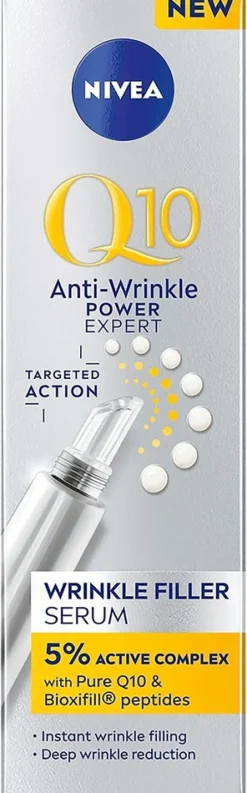 NIVEA 15ml Q10 Power Anti-Wrinkle Expert Wrinkle Filler Serum -kasvoseerumi
