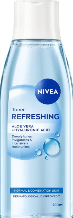 NIVEA 200ml Refreshing Toner -kasvovesi