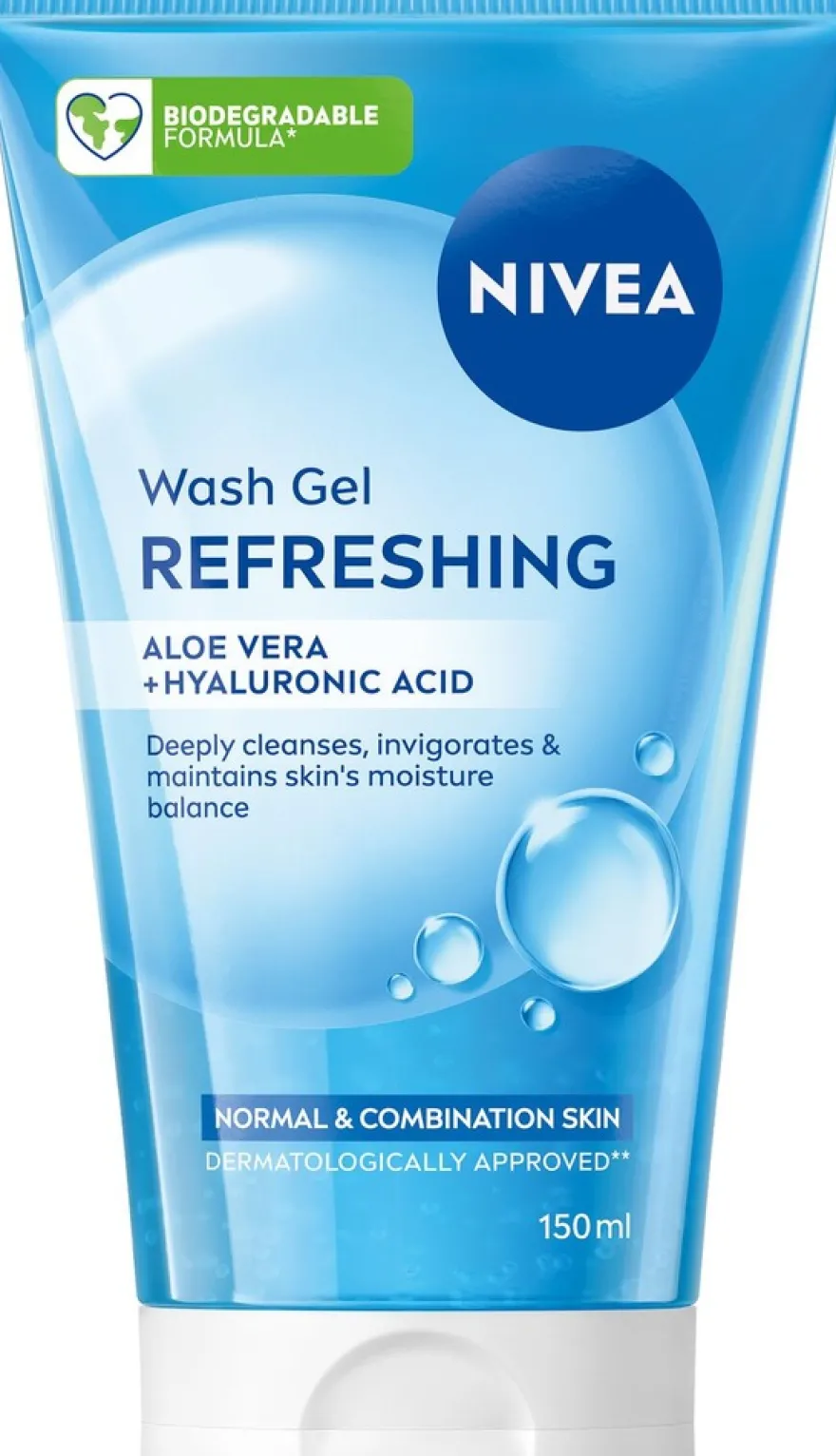 NIVEA 150ml Refreshing Wash Gel -puhdistusgeeli