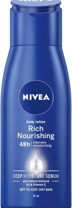 NIVEA 75ml Rich Nourishing Body Milk -vartalovoide
