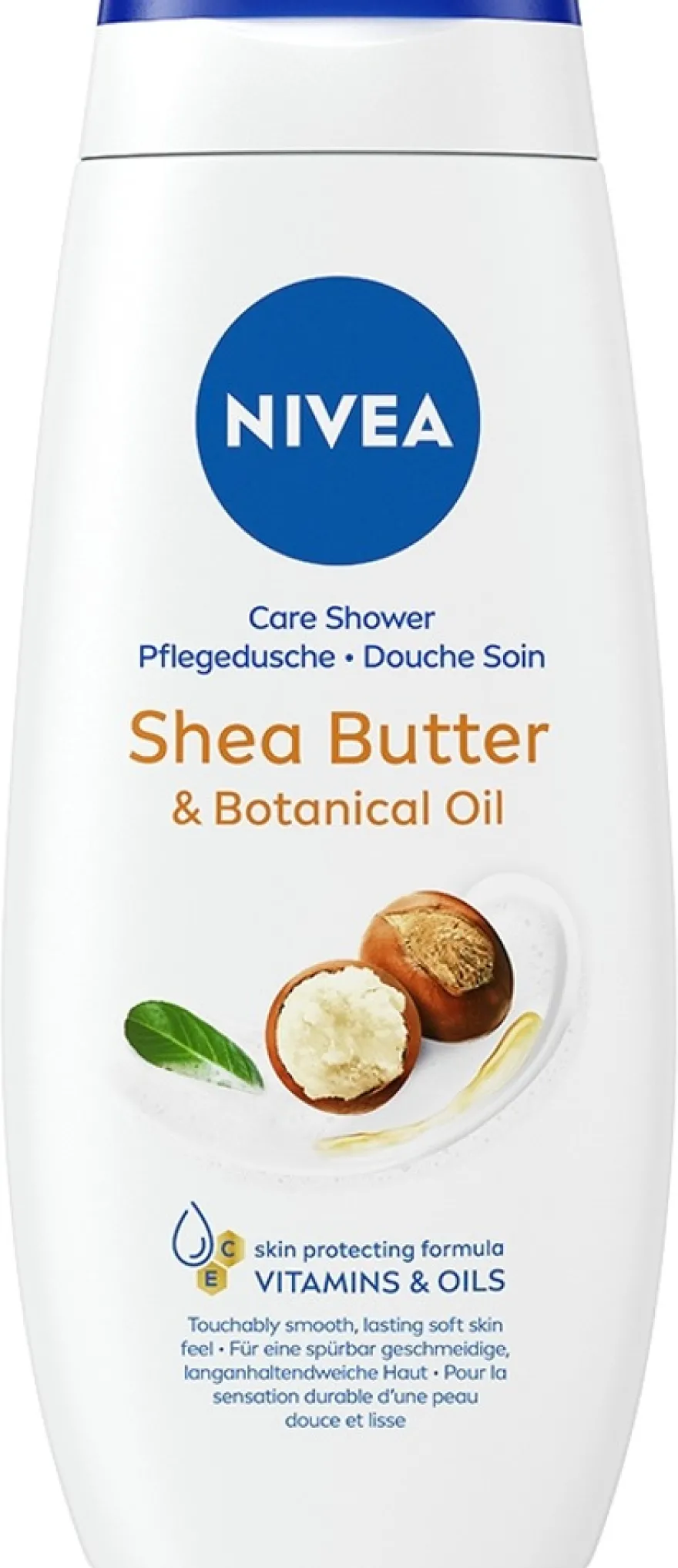NIVEA 250ml Shea Butter & Botanical Oil Shower Gel -suihkusaippua