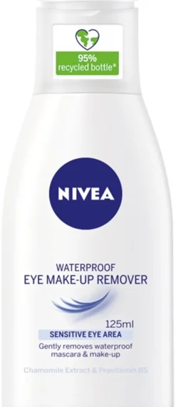 NIVEA 125ml Waterproof Eye Make-Up Remover -silmämeikinpoistoaine