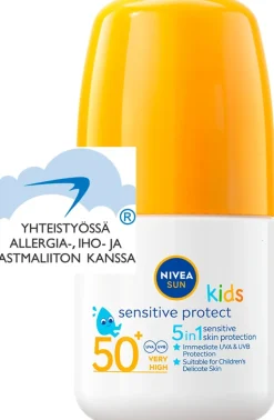 NIVEA SUN 50ml Kids Sensitive Sun Roll-On SK50+ -aurinkosuojavoide