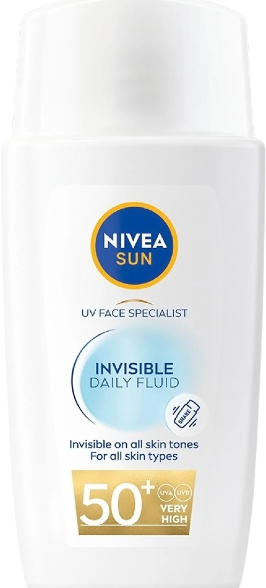 NIVEA SUN 40ml UV Face Invisible Daily Fluid SK50+ -aurinkosuojavoide
