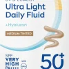 NIVEA SUN 40ml UV Face Specialist Ultra Light Daily Fluid Medium Tinted SK50+ - sävyttävä aurinkosuojavoide