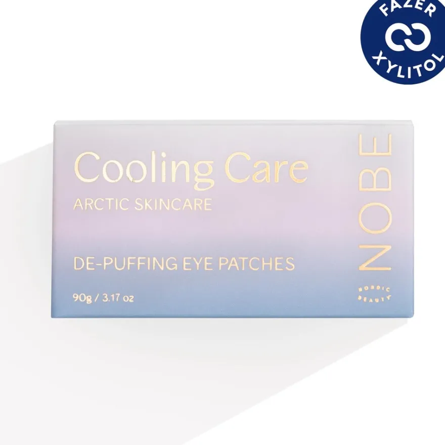 NOBE Nordic Beauty Cooling Care De-Puffing Eye Patches silmänympärysnaamiot 30 pairs