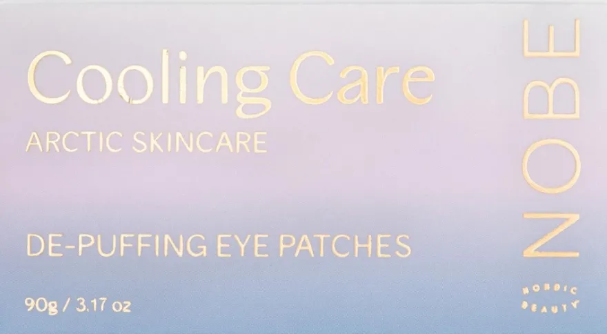 NOBE Nordic Beauty Cooling Care De-Puffing Eye Patches silmänympärysnaamiot 30 pairs
