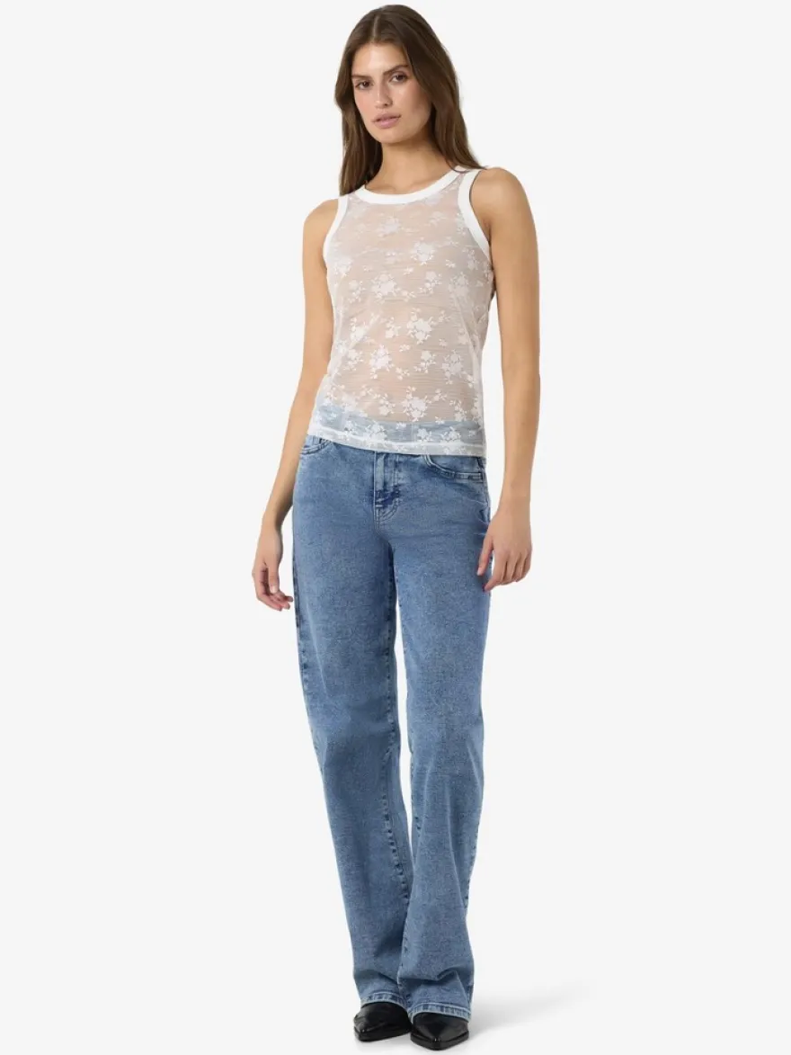 Noisy May Nmeve s/l lace tank jersey toppi