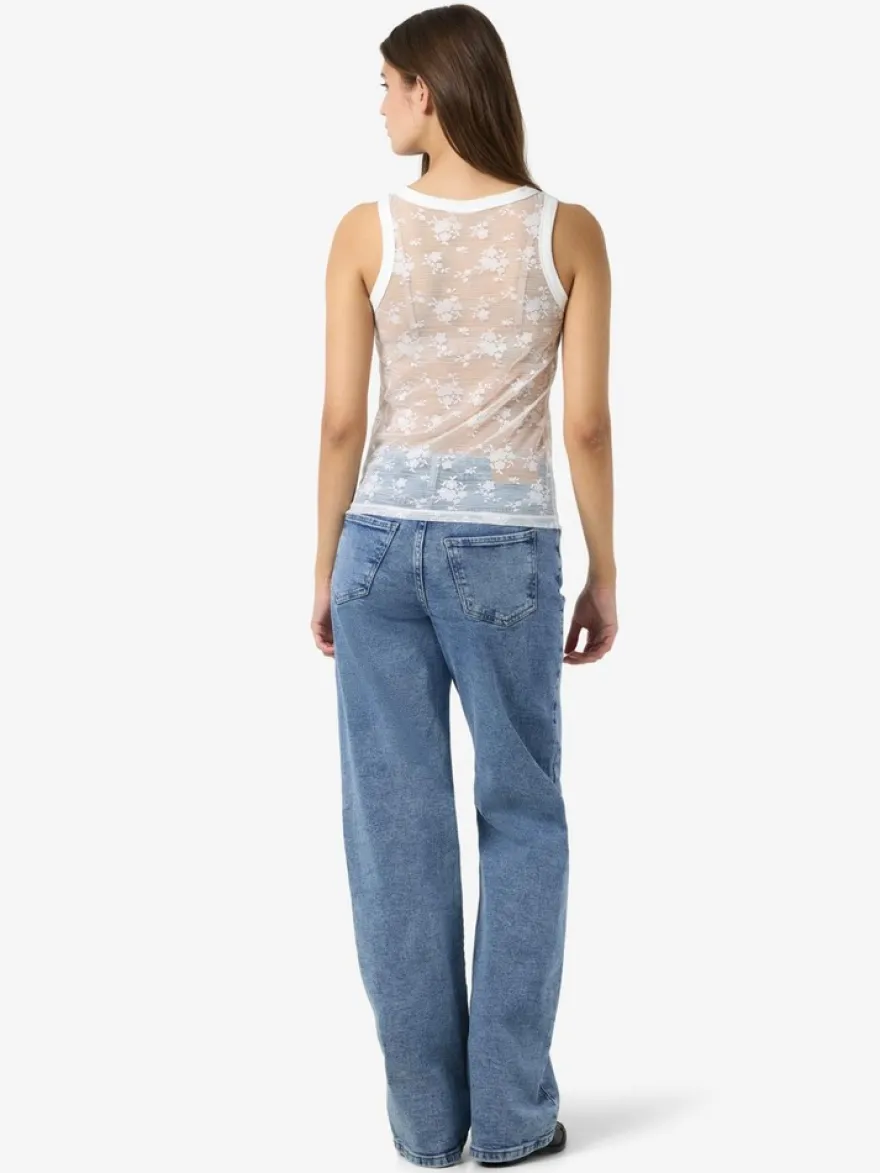 Noisy May Nmeve s/l lace tank jersey toppi