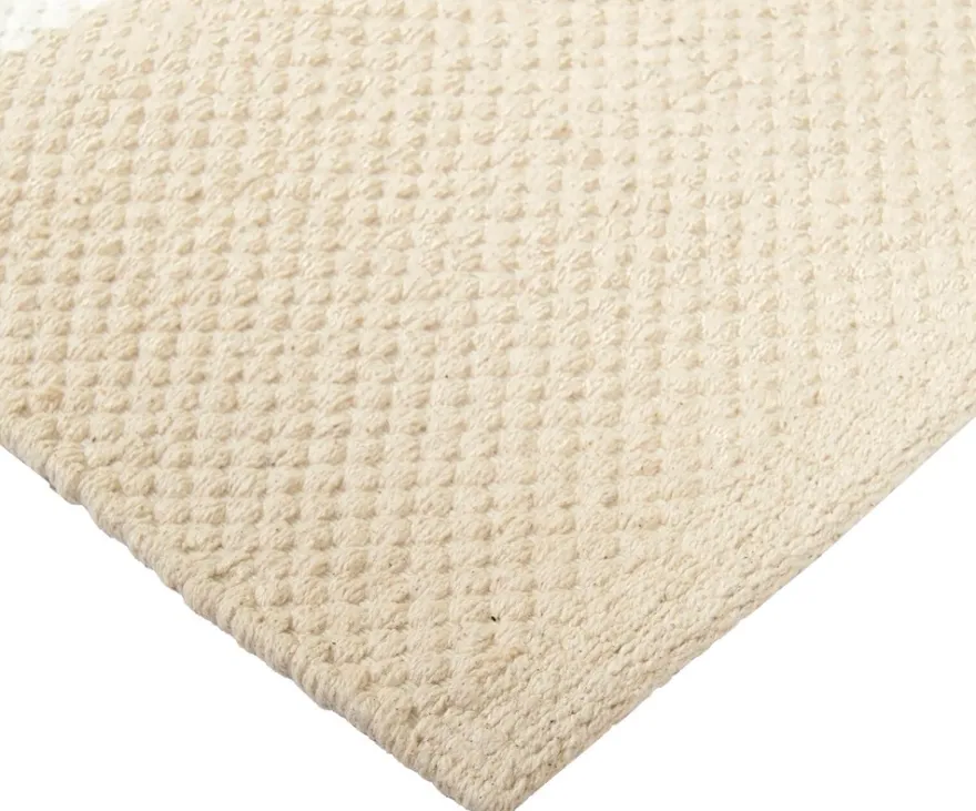NOKOHOME Laituri puuvillamatto 160x230 cm beige