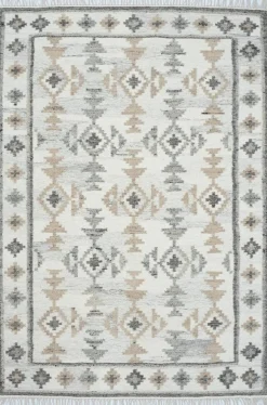 NOKOHOME Yani villamatto, beige-harmaa