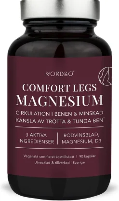 Nordbo Comfort Legs Magnesium 90 kaps