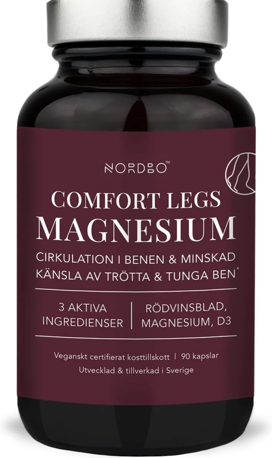 Nordbo Comfort Legs Magnesium 90 kaps
