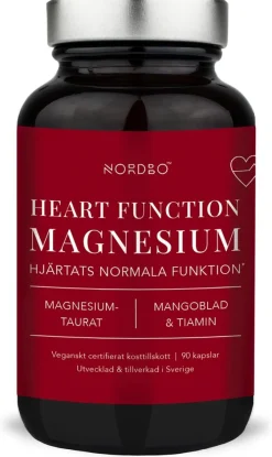 Nordbo Heart Function Magnesium 90 kaps
