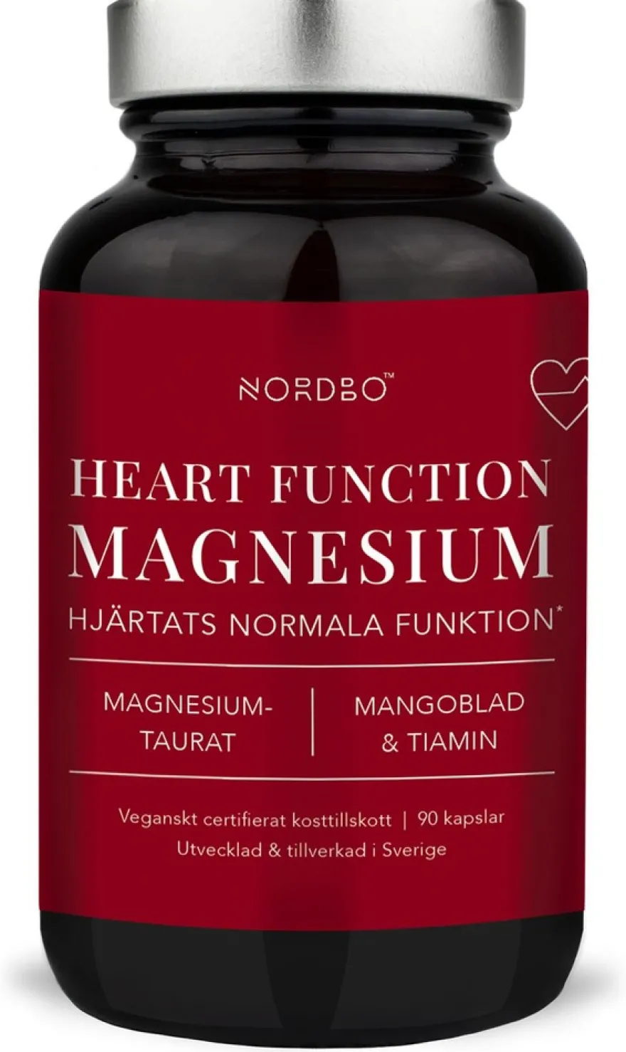 Nordbo Heart Function Magnesium 90 kaps