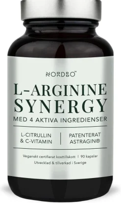 Nordbo L-Arginine Synergy 90 kaps