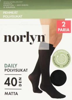 Norlyn Daily 2-pack 40 den polvisukat