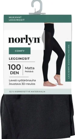 Norlyn naisten leggingsit Comfy Opaque 100 den