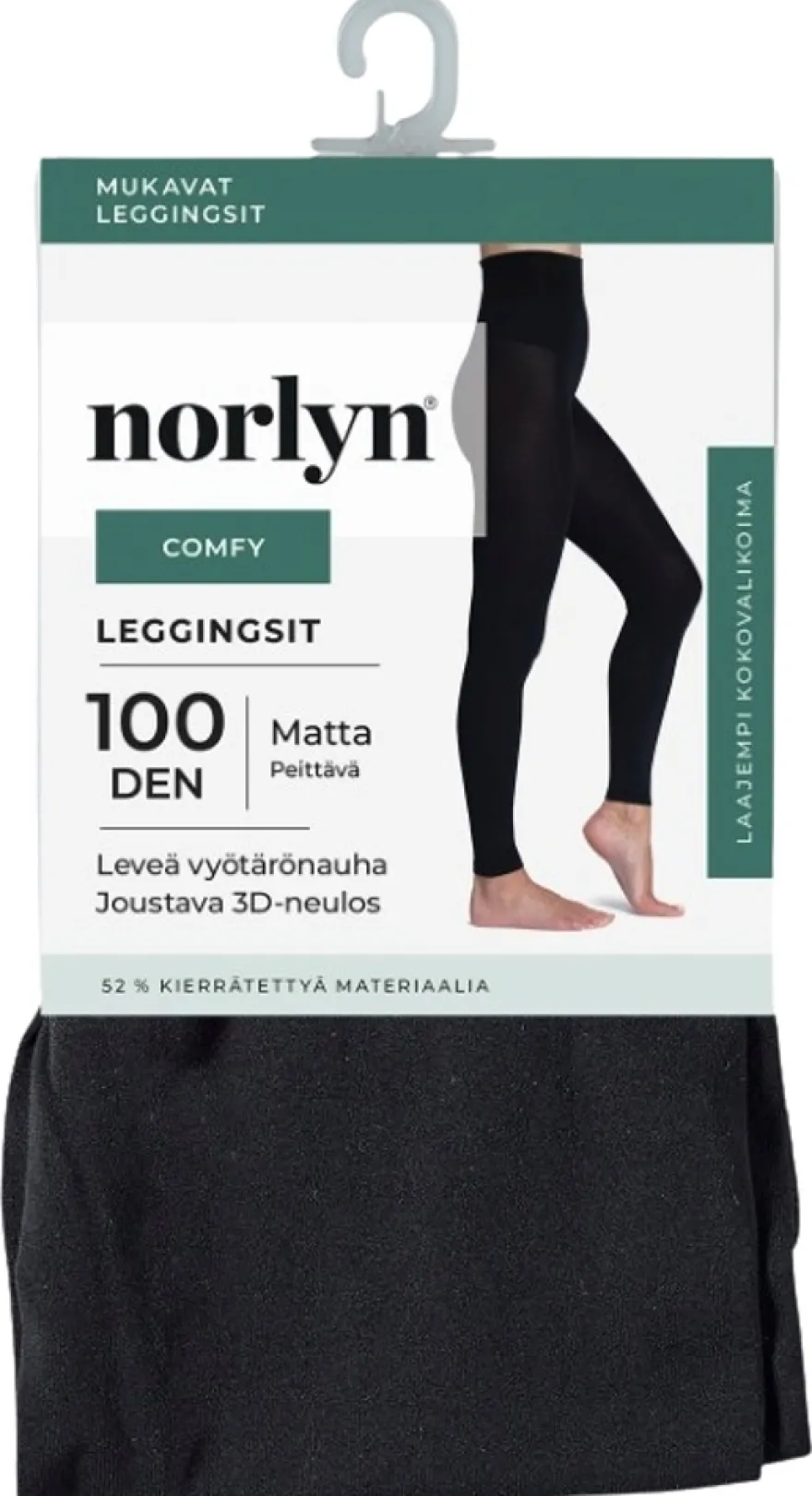 Norlyn naisten leggingsit Comfy Opaque 100 den