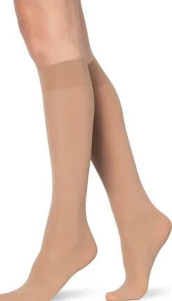 Norlyn naisten polvisukat Comfy Opaque 50 den