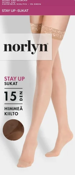 Norlyn naisten stay up -sukat 15 den