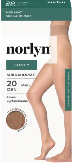 Norlyn naisten sukkahousut 20 den comfy, koko 40-44