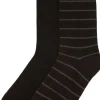 Norvie miesten sukat stripe 50014897 2-pack