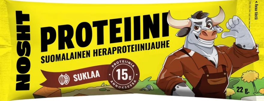 Nosht Suomalainen Heraproteiinijauhe Suklaa 22g