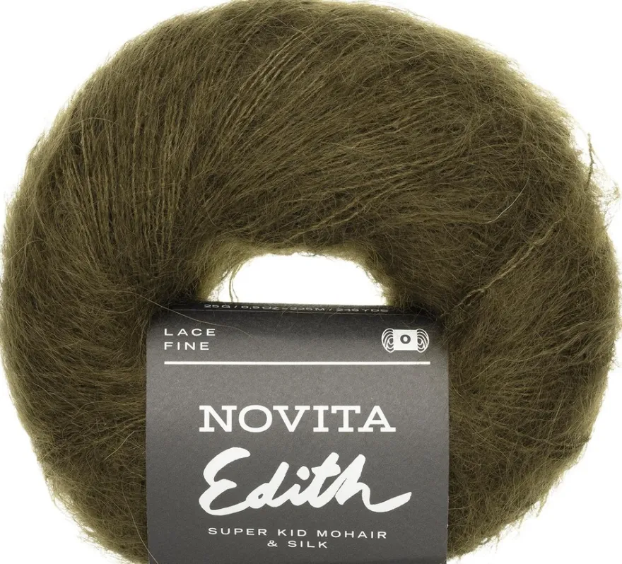 Novita Edith lanka 25 g olive 3411