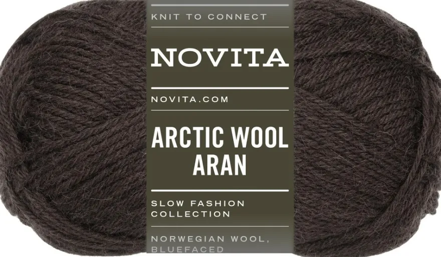 Novita lanka Arctic Wool Aran 100 g metso 687