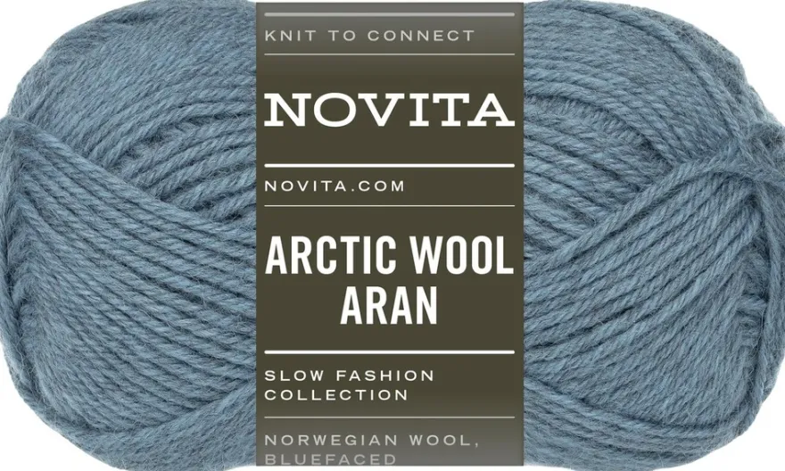 Novita lanka Arctic Wool Aran 100 g ikijää124