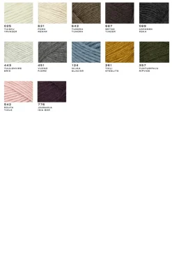 Novita lanka Arctic Wool Aran 100 g tuulenvire 443