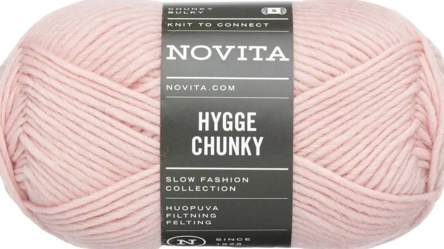 Novita lanka Hygge Chunky 100 g ruusuvesi 504